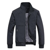 Malaj – Elegante Harrington-Bomberjacke – Schwarz