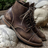 Mateo – Robuste Lederstiefel – Dunkelbraun