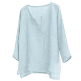Bianca - Hørbluse - Sommer Chic – Hellblau