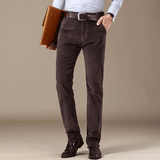 Cecilio™ Premium Corduroy Hosen – Dunkelbraun