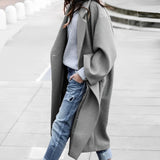Moxxy - Mantel-Jacke – Grau