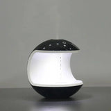 Design-Luftbefeuchter mit LED & Schwebetropfen-Effekt – Touch Control & Flüsterleise – Halbkugel Schwarz