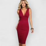 Nikki | Schickes Bodycon-Kleid – Rot