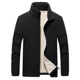 Herren Lässig-Skijacke | Winter – Schwarz