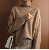 Dicker Pullover für Frauen - NALI – Kamel