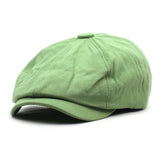 Beeckhoven™ | Cotton Newsboy Cap – Grün
