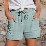 MINA - Elegante Shorts für Frauen – Grün
