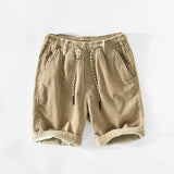Hector- Kord shorts Weiß – Beige