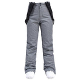 Unisex-Skihose mit Trägersystem | wintertauglich – Grau