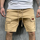 Herren Cargo Shorts - robust und praktisch mit vielen Taschen – Beige