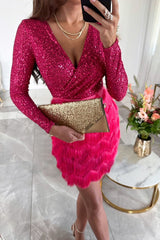 Heidi | Cocktail Minikleid für Partys – Rosa