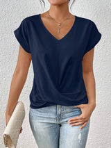 Daniela | Lässiges T Shirt – Blau A