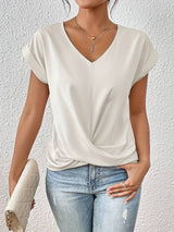 Daniela | Lässiges T Shirt – Weiß