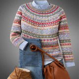 Keos™ – Heritage Nordic Strickpullover – Mehrfarbig