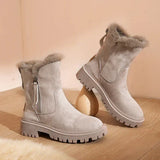 Katherine – vielseitige damen-winterstiefel – Beige