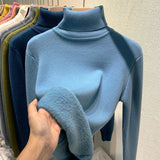 Damenpullover | Ausführung mit gleichmäßiger Passform – Blau