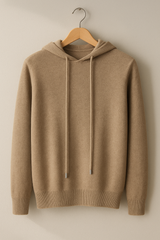 Henry Strickpullover Herren mit Kapuze – Braun