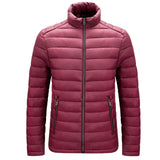 Devin - ultraleichte Jacke | ultraleichte wattierte ubergangsjacke für herren – Rot