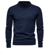 Zeitloser Rollkragenpullover für Herren | Für alle Jahreszeiten – Marineblau