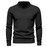 Zeitloser Rollkragenpullover für Herren | Für alle Jahreszeiten – Schwarz