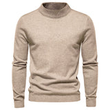 Zeitloser Rollkragenpullover für Herren | Für alle Jahreszeiten – Aprikose