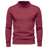 Zeitloser Rollkragenpullover für Herren | Für alle Jahreszeiten – Burgundisch