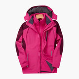 Herren Outdoor Jacke mit Reißverschluss und abnehmbarer Kapuze – Rosenwurzel