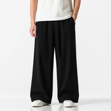 Robert | Leinen Baggy Jeans für Herren – Schwarz