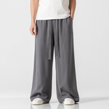 Robert | Leinen Baggy Jeans für Herren – Grau