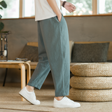 Christian | Bequeme Baumwollhose für Herren – Schiefergrün
