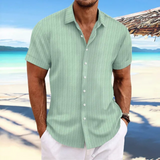 Herren Elegantes Jacquardhemd | Vielseitig und Stilvoll – Hellgrün