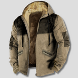 Herren Kapuzenjacke Mit Geradem Schnitt - Rasmus – Khaki