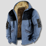 Herren Kapuzenjacke Mit Geradem Schnitt - Rasmus – Blau