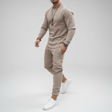 Herren Trainingsanzug Set -  Kirk – Beige