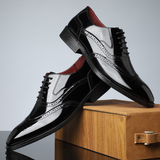 Herren Wingtip Brogue Schnürschuhe - Noel – Schwarz
