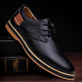 Herrenschuh Mit Flachem Absatz - Devin – Schwarz