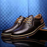 Herrenschuh Mit Flachem Absatz - Devin – Braun