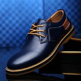 Herrenschuh Mit Flachem Absatz - Devin – Blau