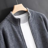 Herrenstrickjacke In Regular Fit - Tyler – Grau