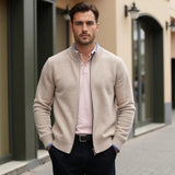 Herrenstrickjacke In Regular Fit - Tyler – Beige