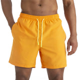 Isaac | Herren Schwimmshorts – Gelb