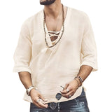 Malen | Stylische & Luftige Sommerbluse für Herren – Beige