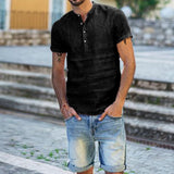 Kristoffer - Sommerliches Brise-Hemd – T-Shirt Schwarz