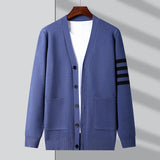 Eleganter Pullover für Männer für die Übergangszeit - SHENO – Blau
