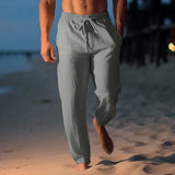 Matthew - stylische leinenhose für herren – Grau