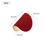 Moderne Twist LED Wandleuchte – Minimalistische Wandlampe – Rot