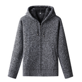 Hoodie-Cardigan mit Kapuze für lässige Eleganz – Dunkelgrau