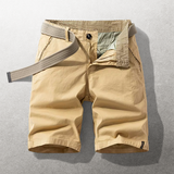 Heinen – Freizeit-Kurzhosen mit verstellbarem Gurtband – Khaki