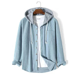 Hunter | Klassische Cordjacke – Himmelblau