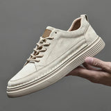 Huxley | Sneakers en Suède – Weiss